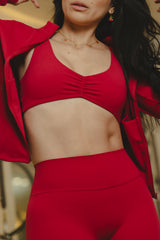 CHAQUETA - SET SHORT CHERRY