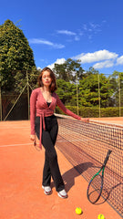 Ballet Wrap dusty rose