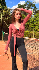 Ballet Wrap dusty rose