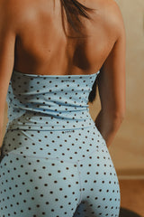 SET CAPRI POLKA DOTS BLUE