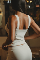 WHITE SKIRT SET