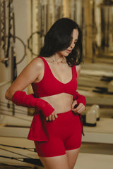 CHAQUETA - SET SHORT CHERRY
