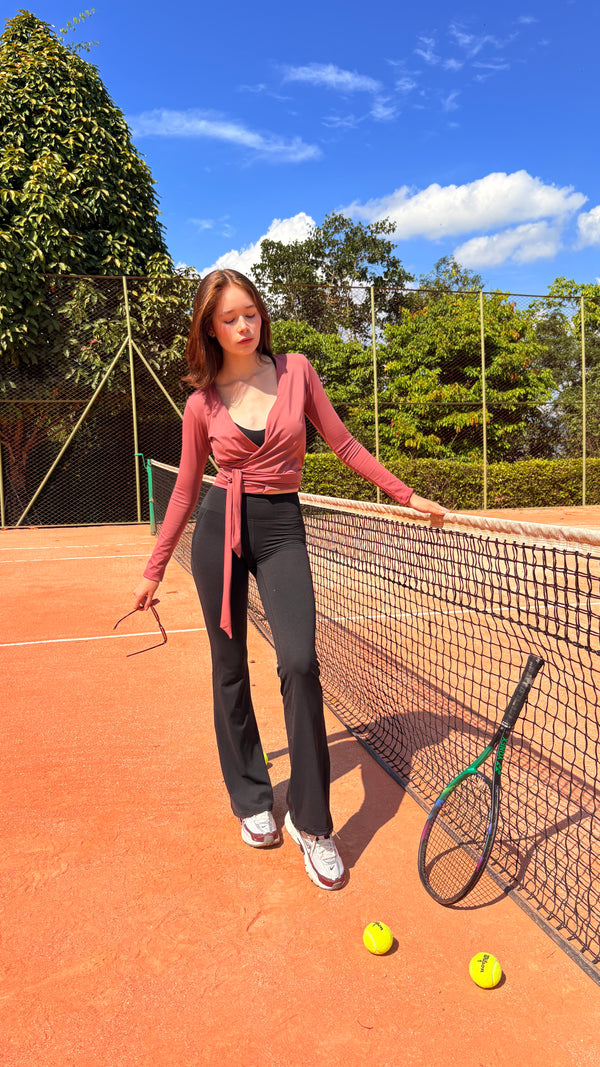 Ballet Wrap dusty rose